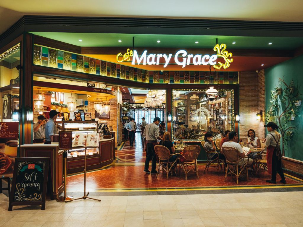 One of the Mary Grace outlets in Rockwell Center, in Makati. Photo: Mary Grace Singapore Mary Grace Singapore