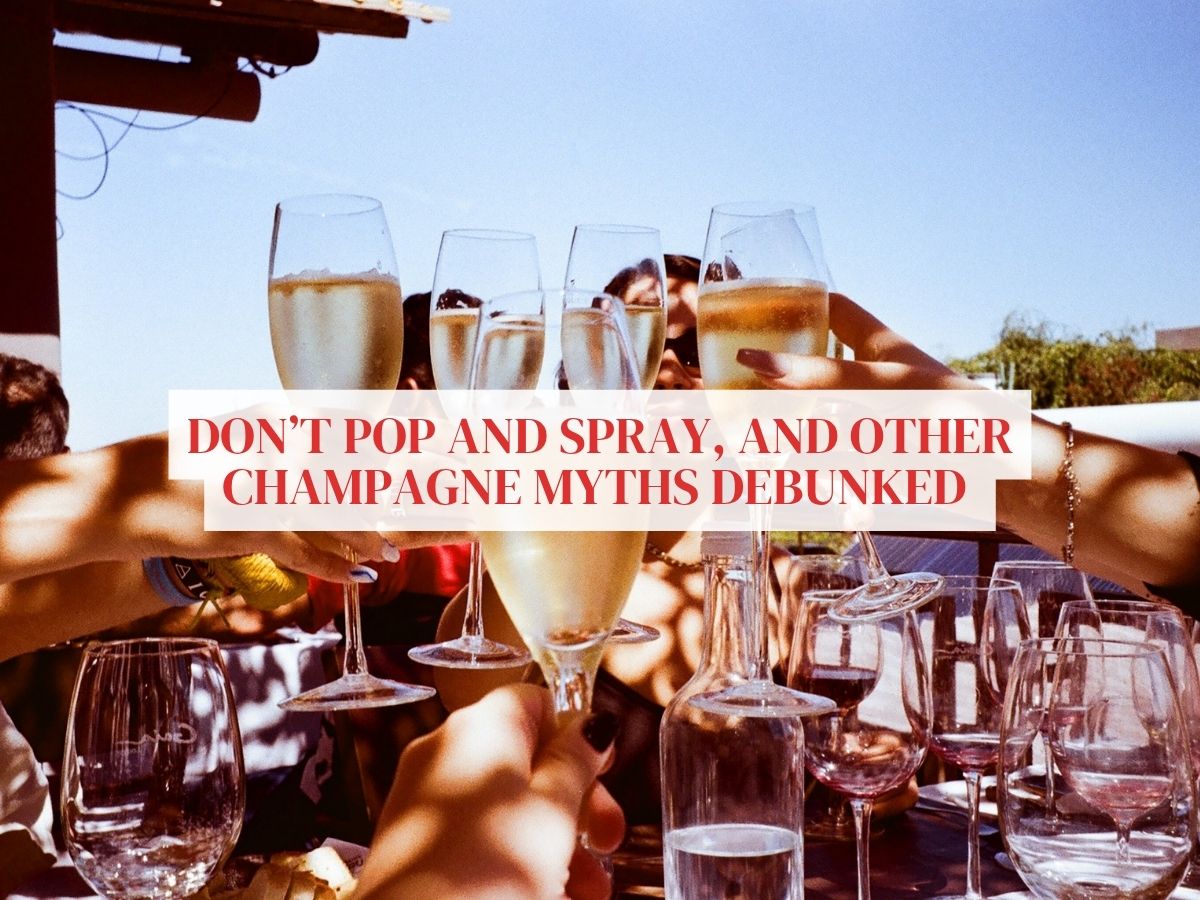 Commentary: Don’t pop and spray, and other champagne myths debunked