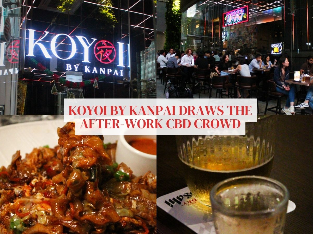 Koyoi by Kanpai: CBD after-work spot with S$4 drinks, izakaya and zi char bites