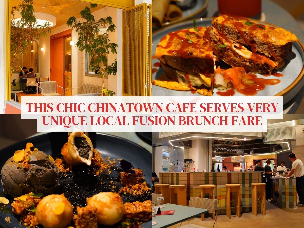 Fernweh: Aesthetic cafe in Chinatown with fun local fusion brunch fare, including roti john French toast