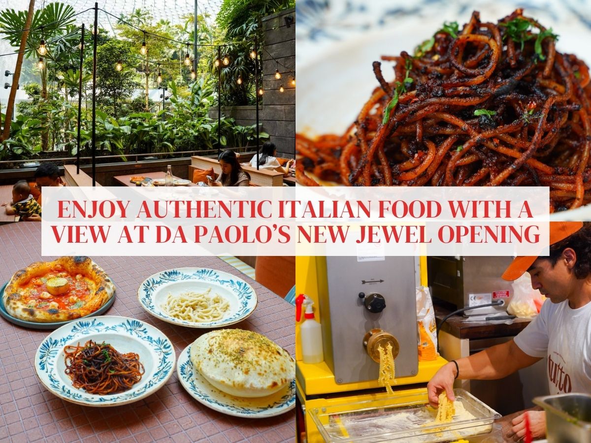 Da Paolo family opens Tutto at Jewel Changi, serving authentic Italian with a view — and the unique assassina pasta