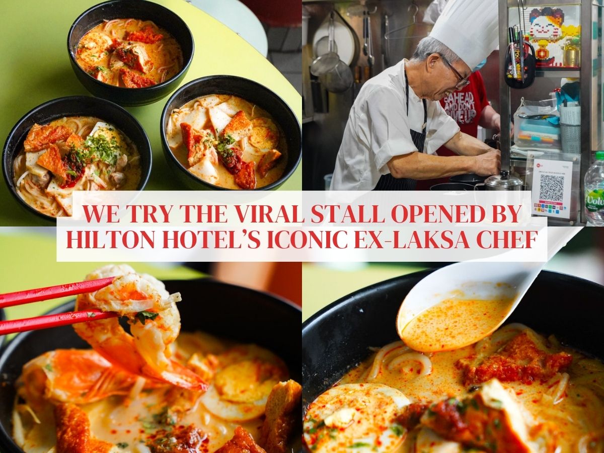 We queue 30 mins to try the viral laksa from Uncle Ah Teck’s Noodle House at Chinatown Complex