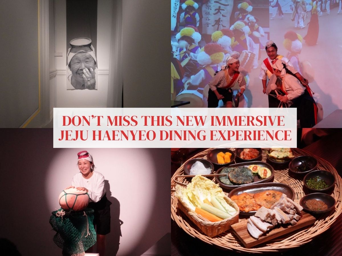 Jeju Haenyeo immersive dining experience now in Singapore, complete with unique Jeju produce & dishes