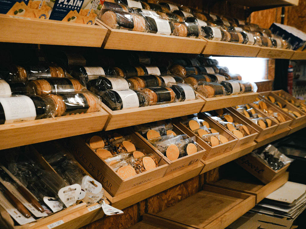 The shelves are filled with all sorts of crackers and dried goods here. Photo: Evan Mua/HungryGoWhere the cheese ark