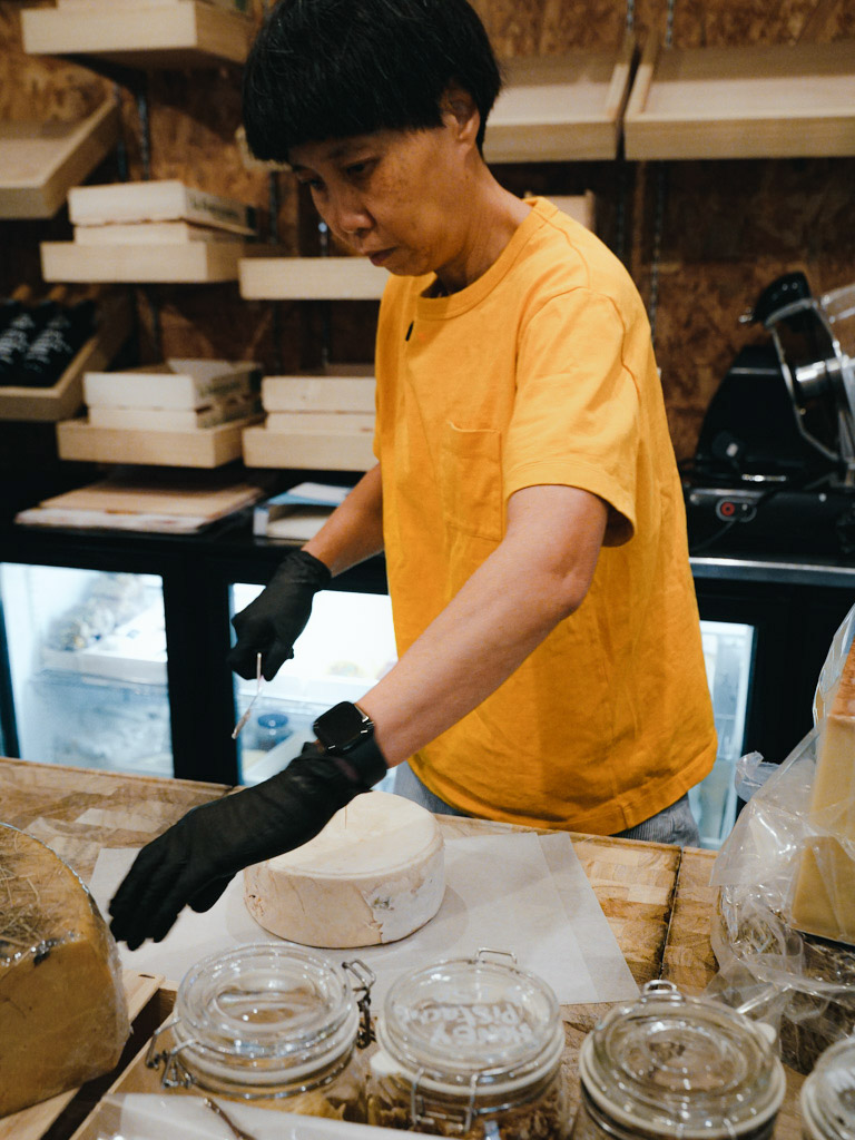 Ming goes in early to inspect the cheese every day. Photo: Evan Mua/HungryGoWhere the cheese ark