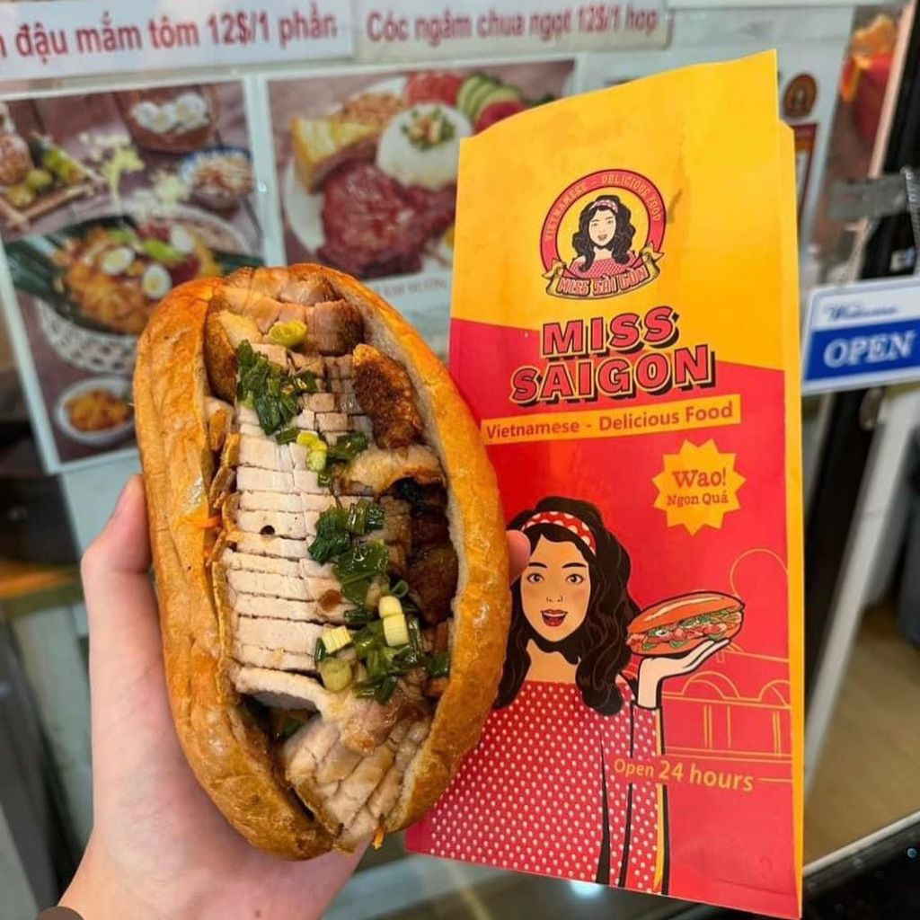 Roasted pork banh mi. Photo: Miss Saigon/Instagram Orchard Plaza