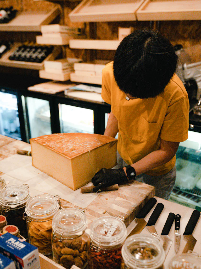 Choosing the cheese requires knowledge and conversation with cheesemakers. Photo: Evan Mua/HungryGoWhere the cheese ark