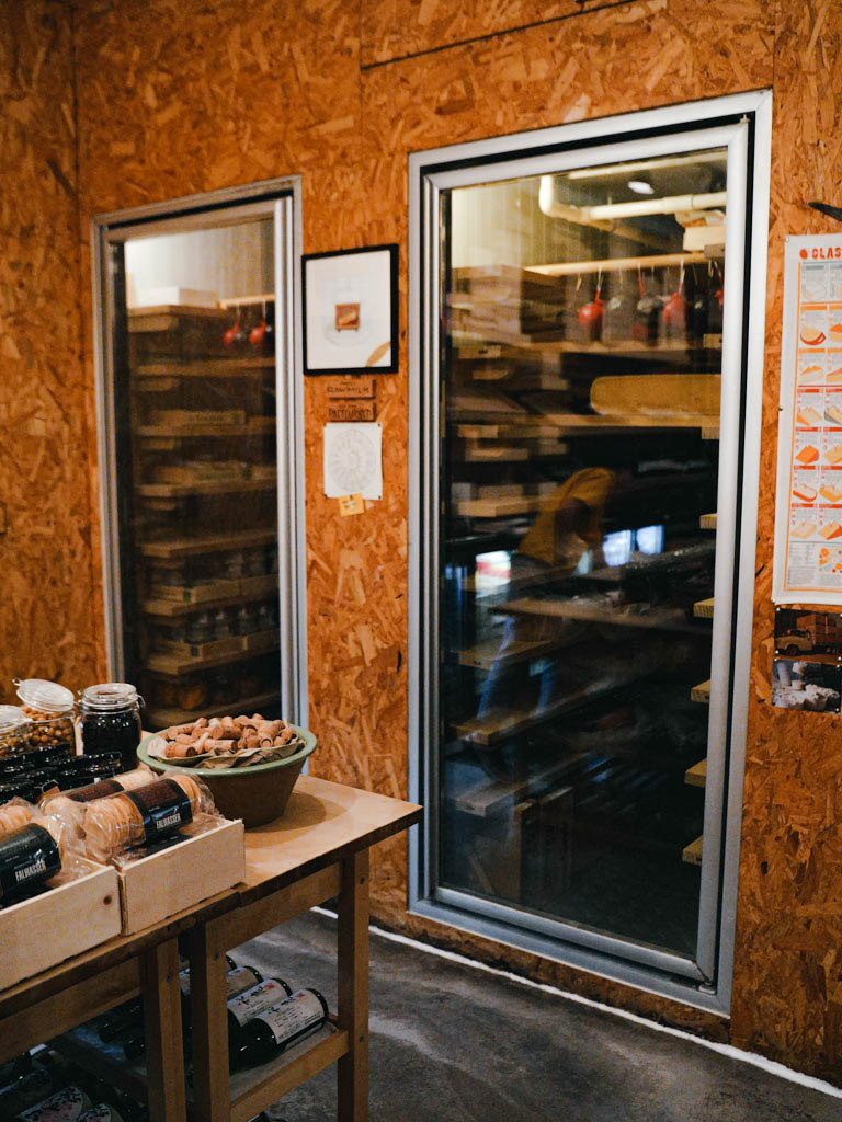 The aging process is one of the most important things at the shop. Photo: Evan Mua/HungryGoWhere the cheese ark