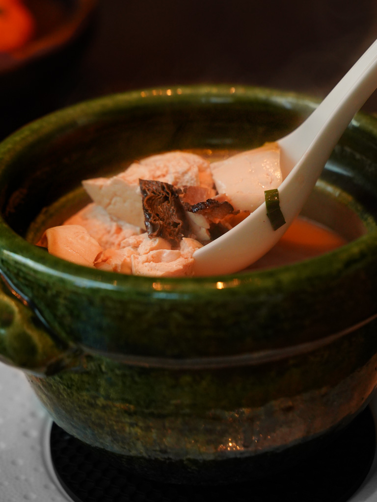 Amazingly plush and velvety tofu. Photo: Evan Mua/HungryGoWhere ban lan singapore