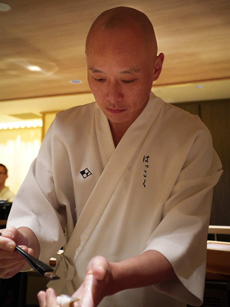 The concept is founded by chef Hiroyuki Sato, who is also behind Ginza’s Hakkoku. Photo: Evan Mua/HungryGoWhere sushidan singapore