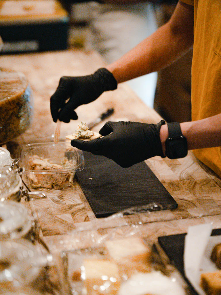 Assembling a cheeseboard also needs some finesse. Photo: Evan Mua/HungryGoWhere the cheese ark