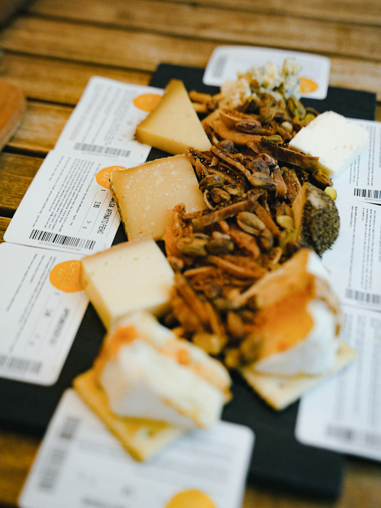 The board is neatly arranged in terms of intensity and eating order. Photo: Evan Mua/HungryGoWhere the cheese ark
