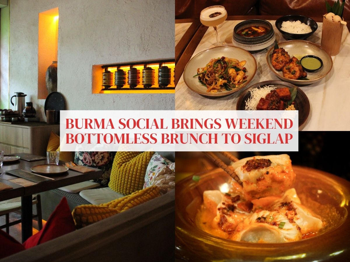 Burma Social at Siglap serves unlimited momos and samosas with every main on weekends