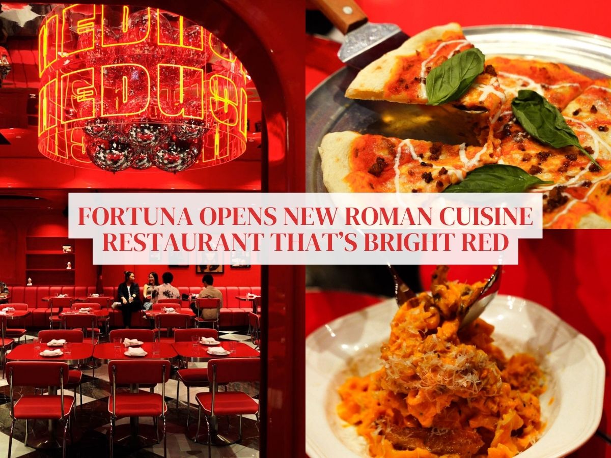 Fortuna opens Medusa Osteria Romano at South Beach, serving Roman food in bright crimson decor