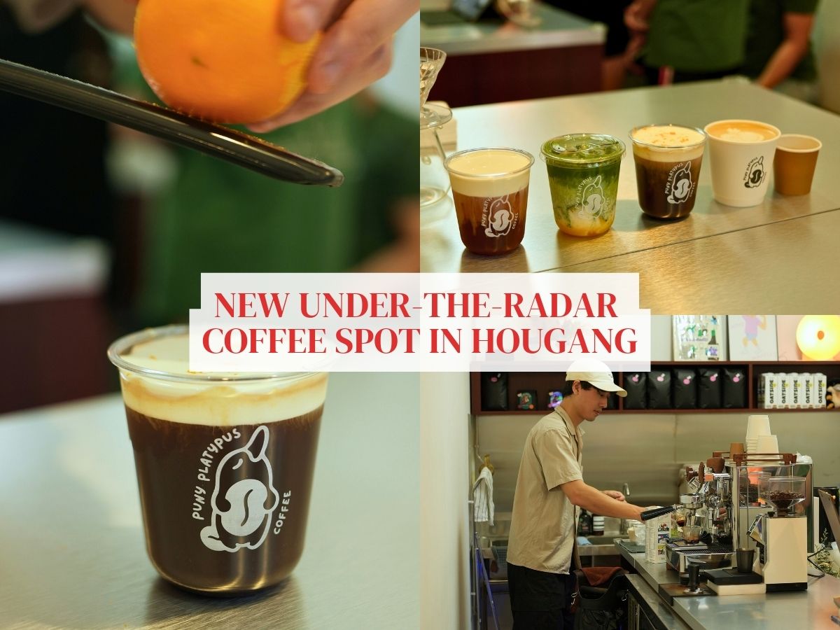 Puny Platypus Coffee is a new under-the-radar spot in Hougang, with solid brews & creamy Mont Blanc