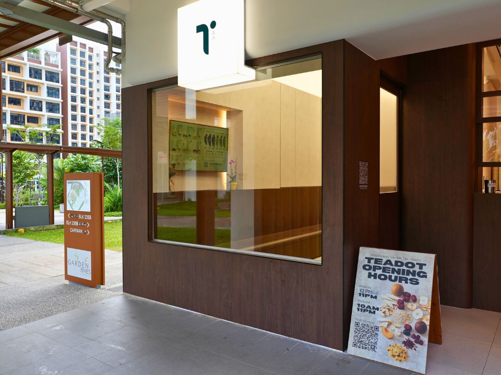 Tea Dot is just a short walk from Tengah’s Yong Li Coffee Station. Photo: Shannon Yap/HungryGoWhere tea dot tengah