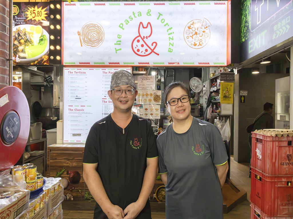 From left to right: The Pasta & Tortizza owners Steven and Li Xuan. Photo: Koh Mui Fong/HungryGoWhere the pasta & tortizza hougang