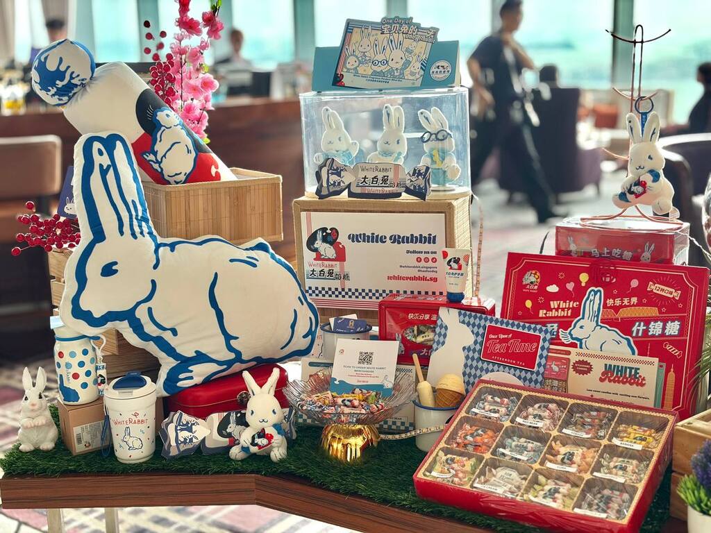 White Rabbit collectibles. Photo: Shannon Ong/HungryGoWhere westin white rabbit afternoon tea