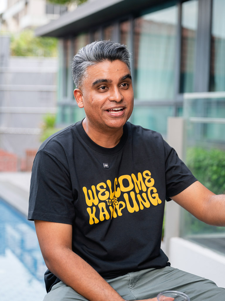 Muralee describes himself as the “sai kang warrior”. Photo: Abdul Rahim Anwar/HungryGoWhere mamashop inc singapore