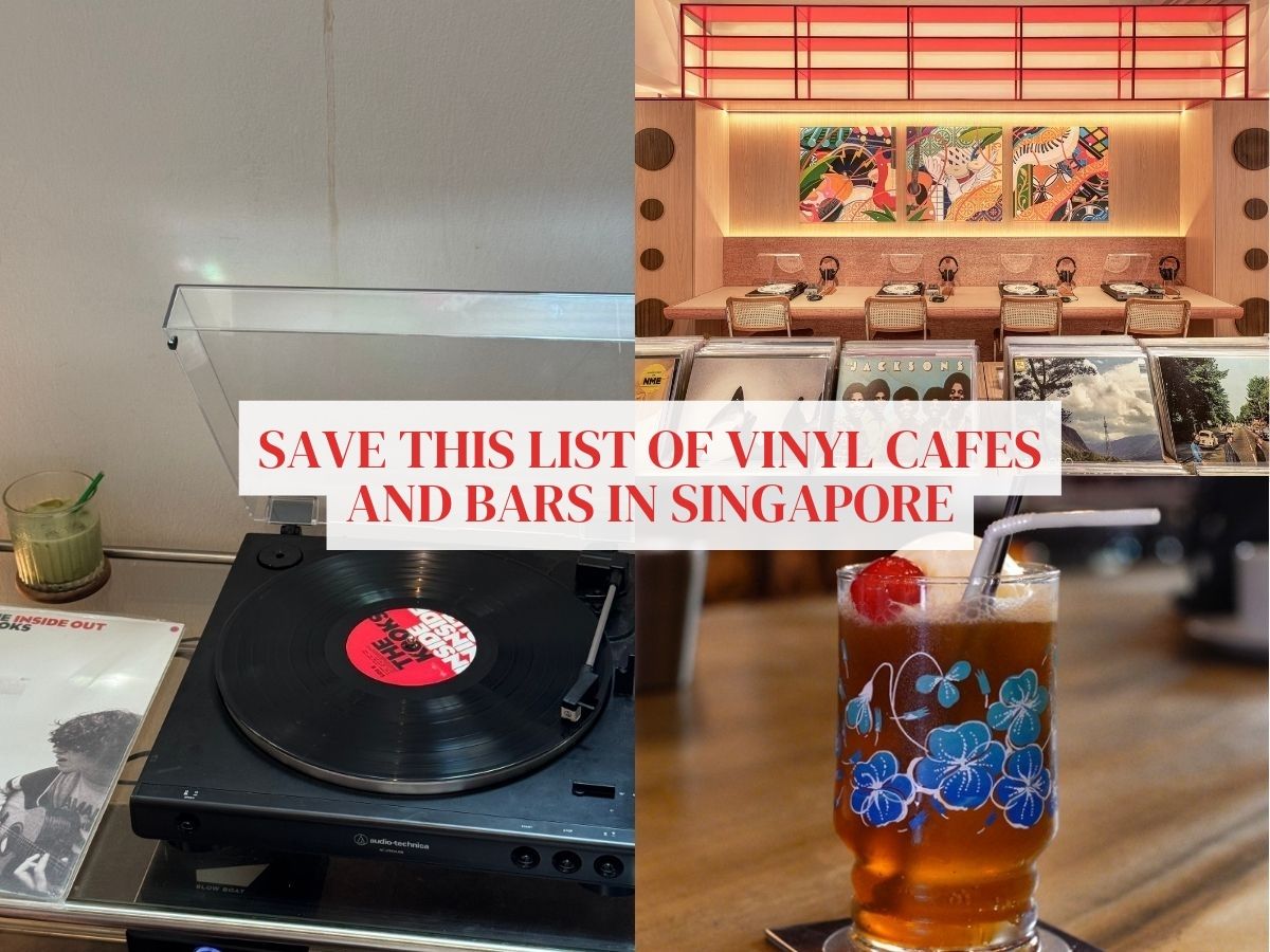 Save these 9 vinyl cafes & bars in Singapore where analogue beats meet eats