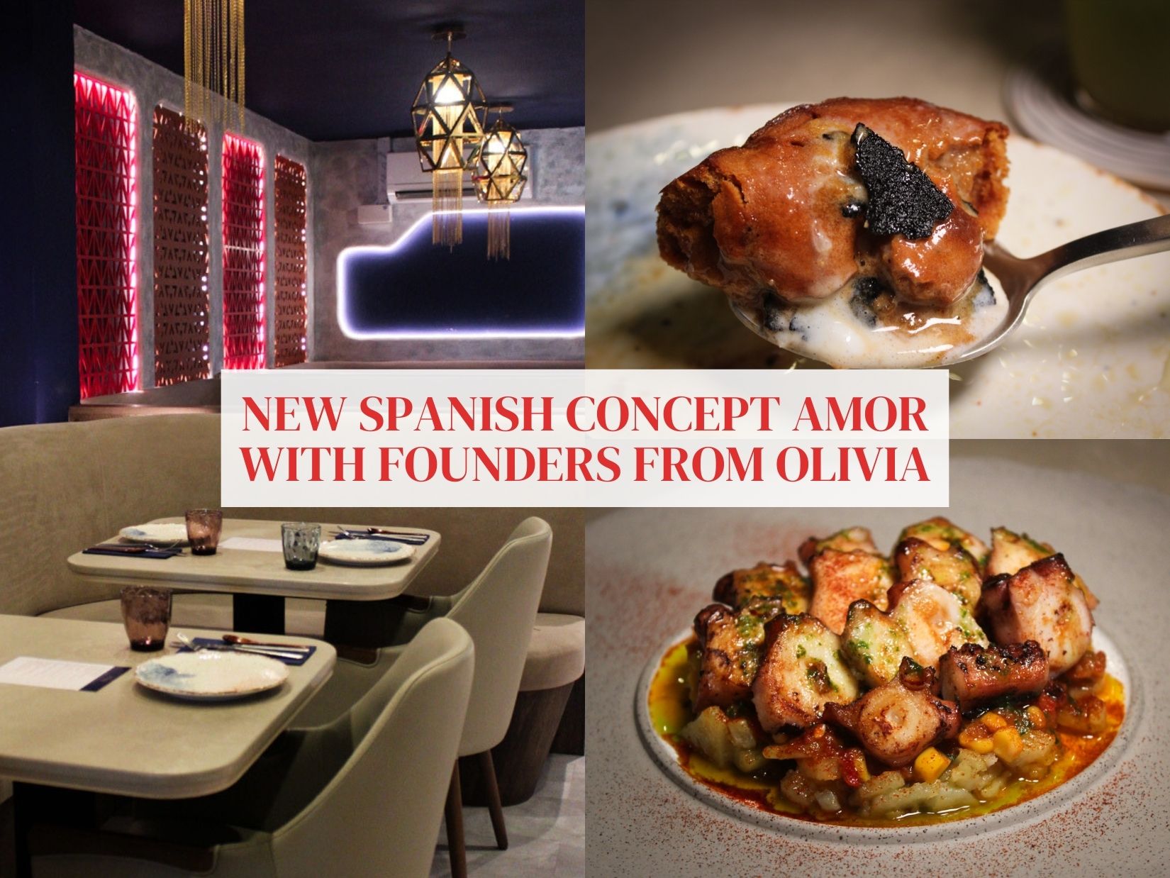 Amor is a new Spanish concept at Amoy Street with founders from Olivia restaurant