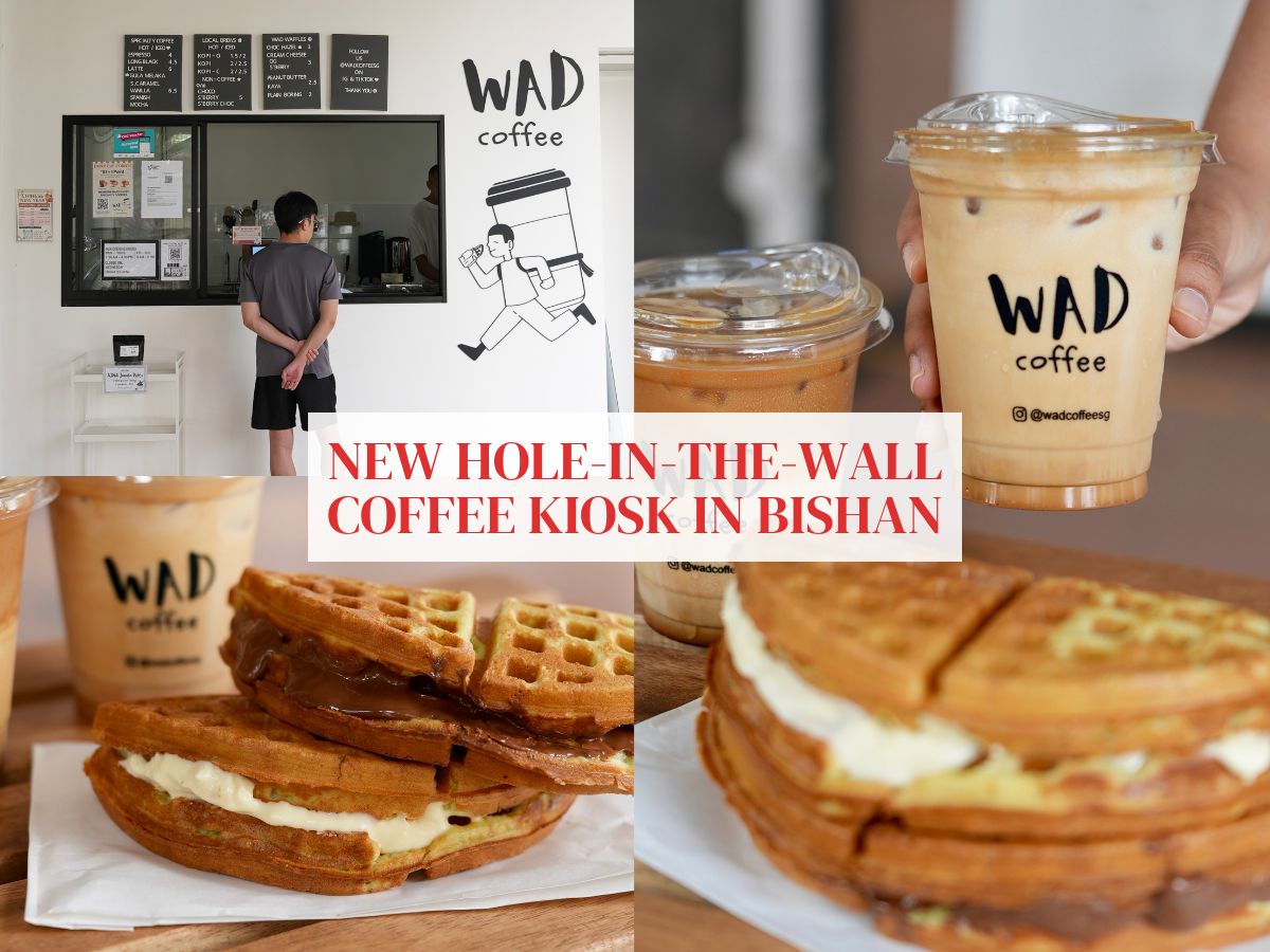 Wad Coffee in Bishan: This cute hole-in-the-wall spot even has yummy old-school pandan waffles