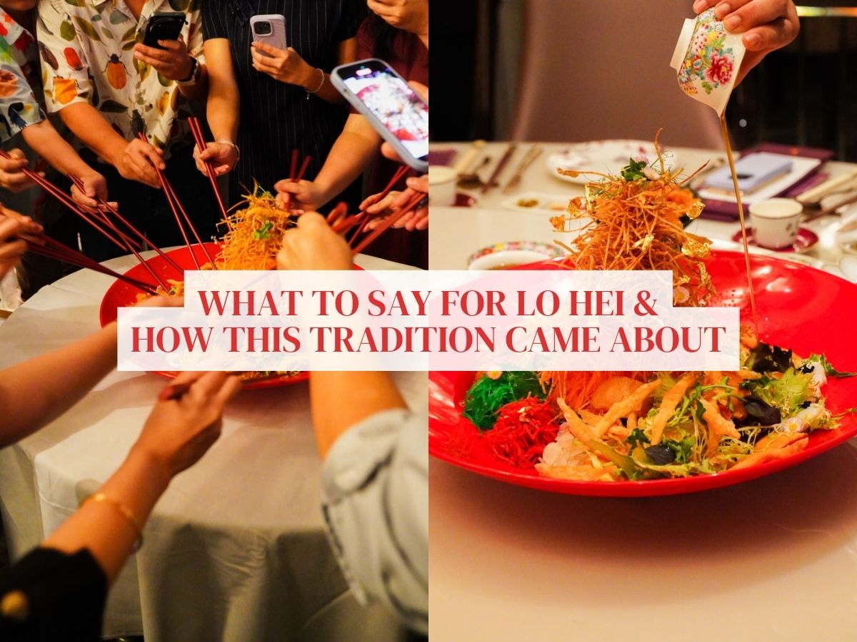 What to say for lo hei & yu sheng’s history in Singapore