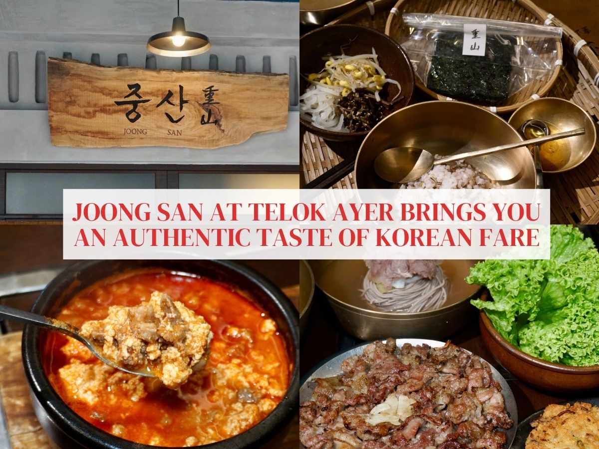 Joong San at Telok Ayer brings you an authentic taste of Korean fare
