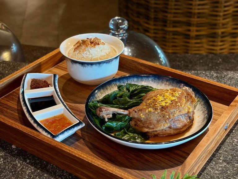 Confit duck rice. Photo: Shannon Ong/HungryGoWhere New menus singapore february