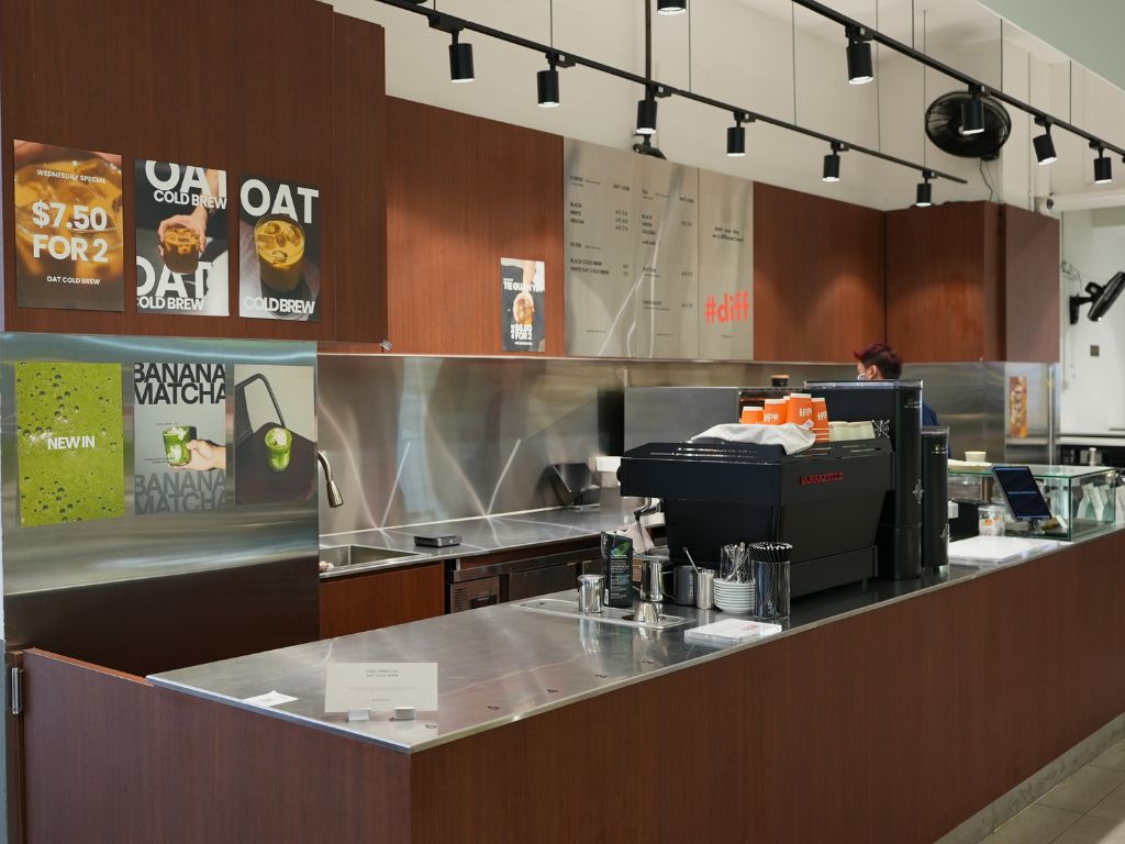 Such a cool and stylish set-up! Photo: Shannon Yap/HungryGoWhere diff specialty coffee