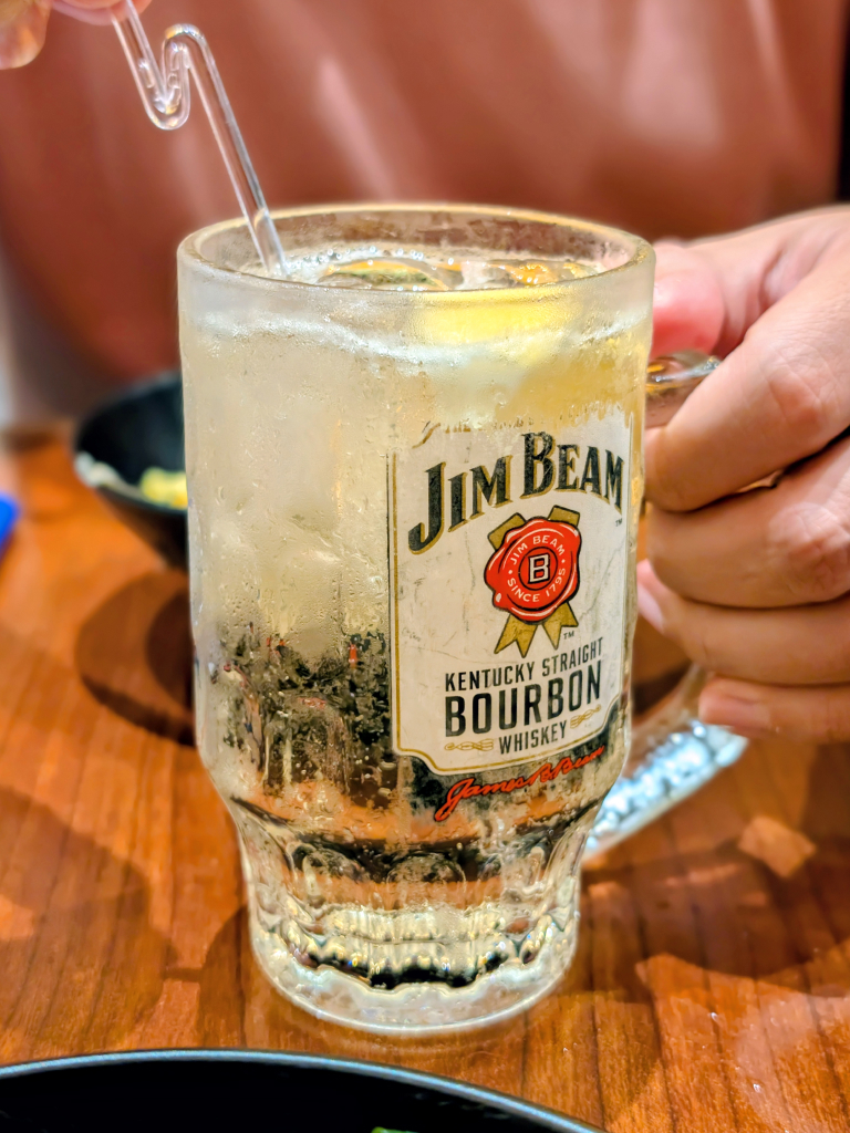 Jim Beam highball. Photo: Zawani Abdul Ghani/HungryGoWhere bari bari steak singapore