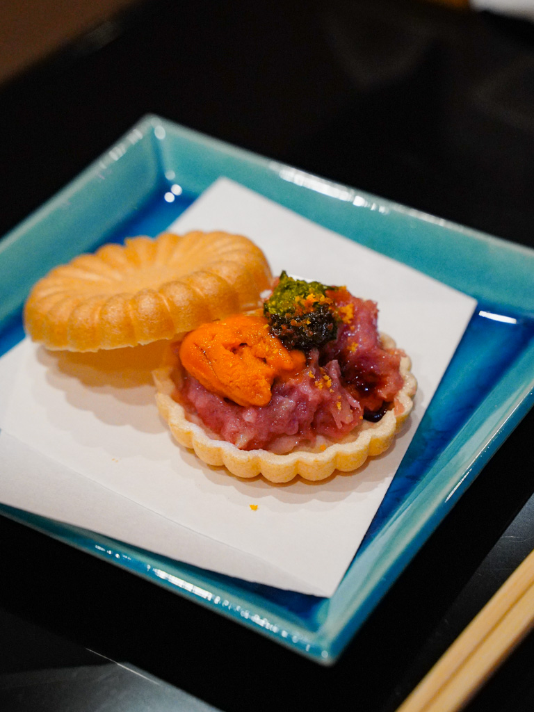 A lot of rich, luxurious items in one dish. Photo: Evan Mua/HungryGoWhere sushi masa
