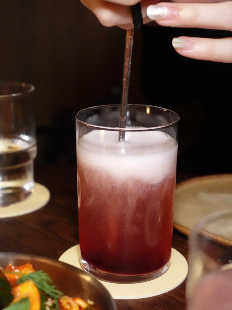 Bokbunja pop. Photo: Sarah Chua/HungryGoWhere BOP cocktail bar