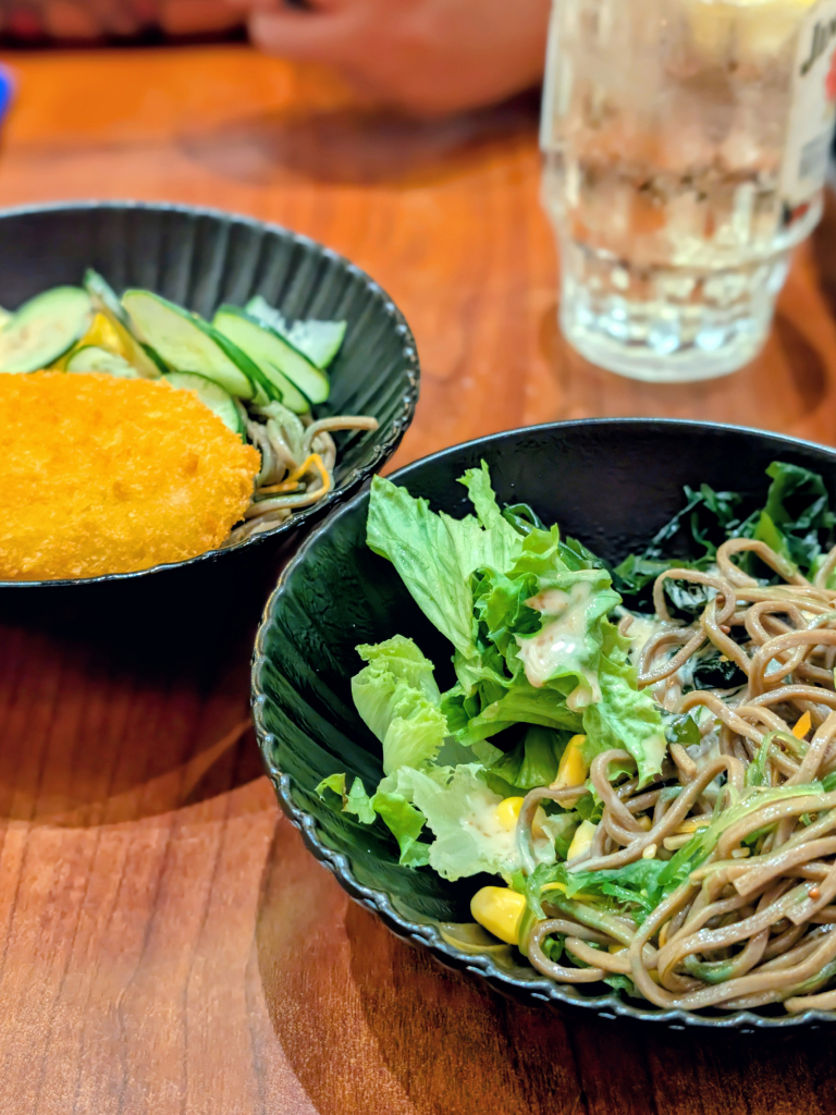 Salads from the free-flow salad bar. Photo: Zawani Abdul Ghani/HungryGoWhere bari bari steak singapore