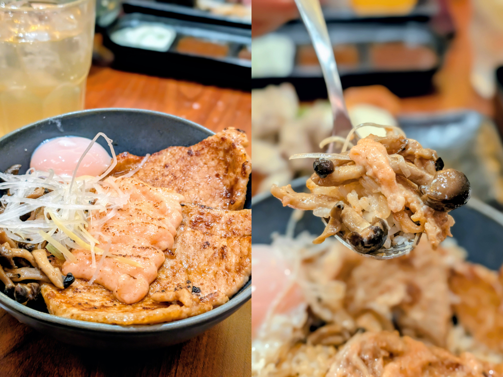 Premium mentaiko buta don. Photos: Zawani Abdul Ghani/HungryGoWhere bari bari steak singapore