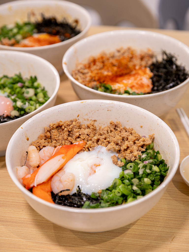 Menya Horikawa’s seafood mazesoba with shrimp and crab stick. Photo: Ravin Thiruchelvam/HungryGoWhere menya horikawa