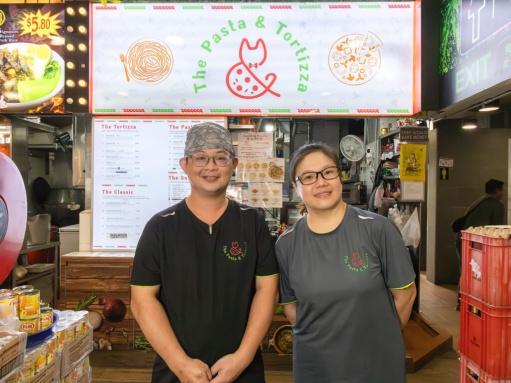From left to right: The Pasta & Tortizza owners Steven and Li Xuan. Photo: Koh Mui Fong/HungryGoWhere the pasta & tortizza hougang
