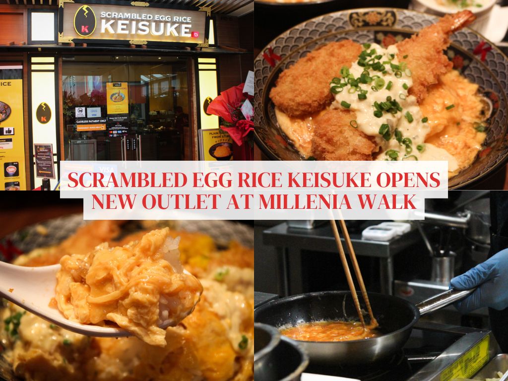 Scrambled Egg Rice Keisuke now open at Millenia Walk, with new outlet-exclusives