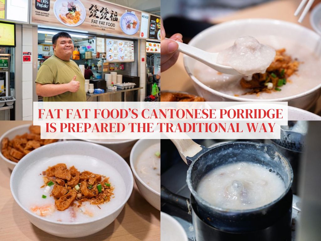 Fat Fat Food: Hawker Jim Chia cooks silky Cantonese porridge learnt from his relatives