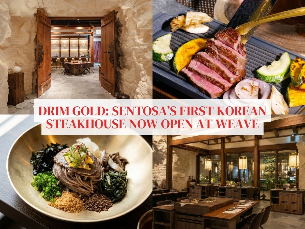 Korean steakhouse Drim Gold opens at Weave Sentosa, serving up Hanwoo beef and Jeju black pork
