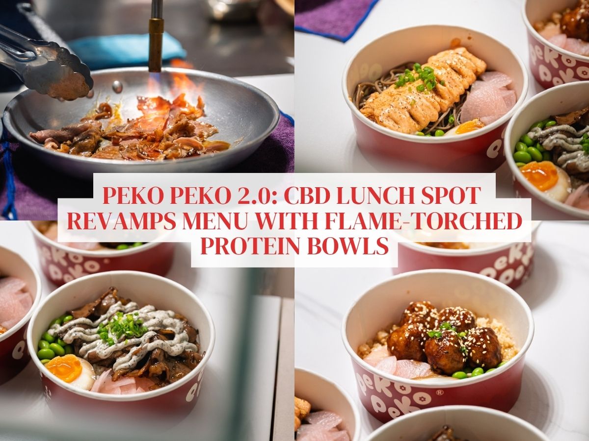 Peko Peko 2.0: CBD lunch spot revamps menu with flame-torched protein bowls