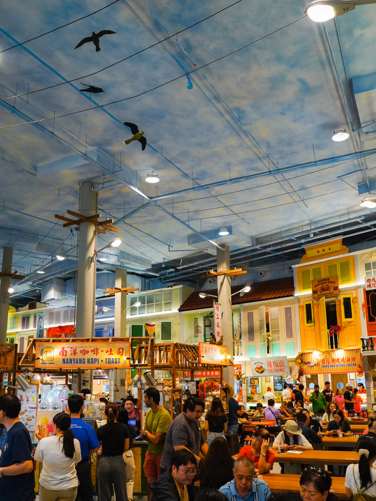Hey, I remember that ceiling from Great World City! Photo: Evan Mua/HungryGoWhere food republic mandai wildlife reserve