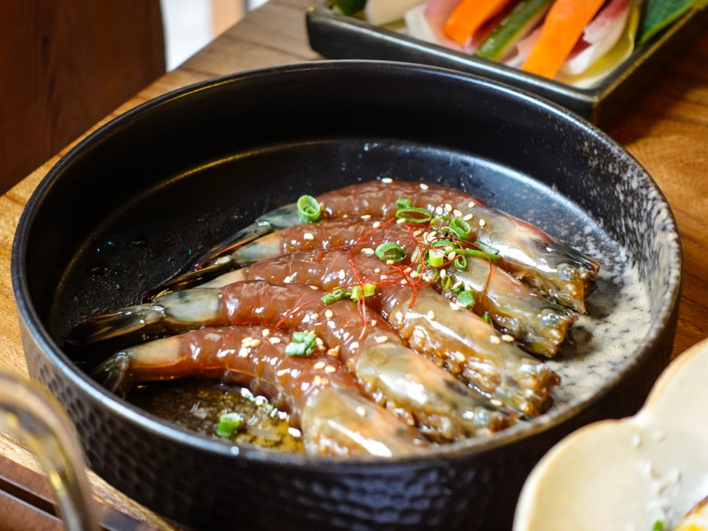 Soy-marinated raw shrimp. Photo: Sarah Chua/HungryGoWhere new mar openings