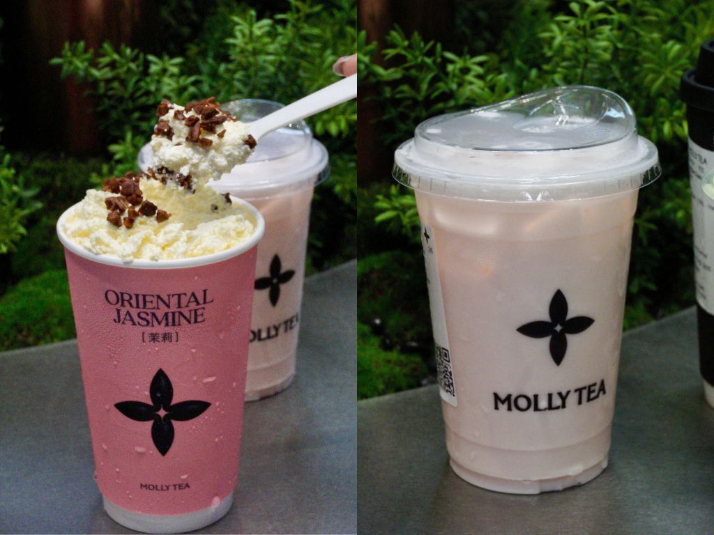 Some sweeter options for the sweet-toothed. Photos: Hannah Tan/HungryGoWhere molly tea