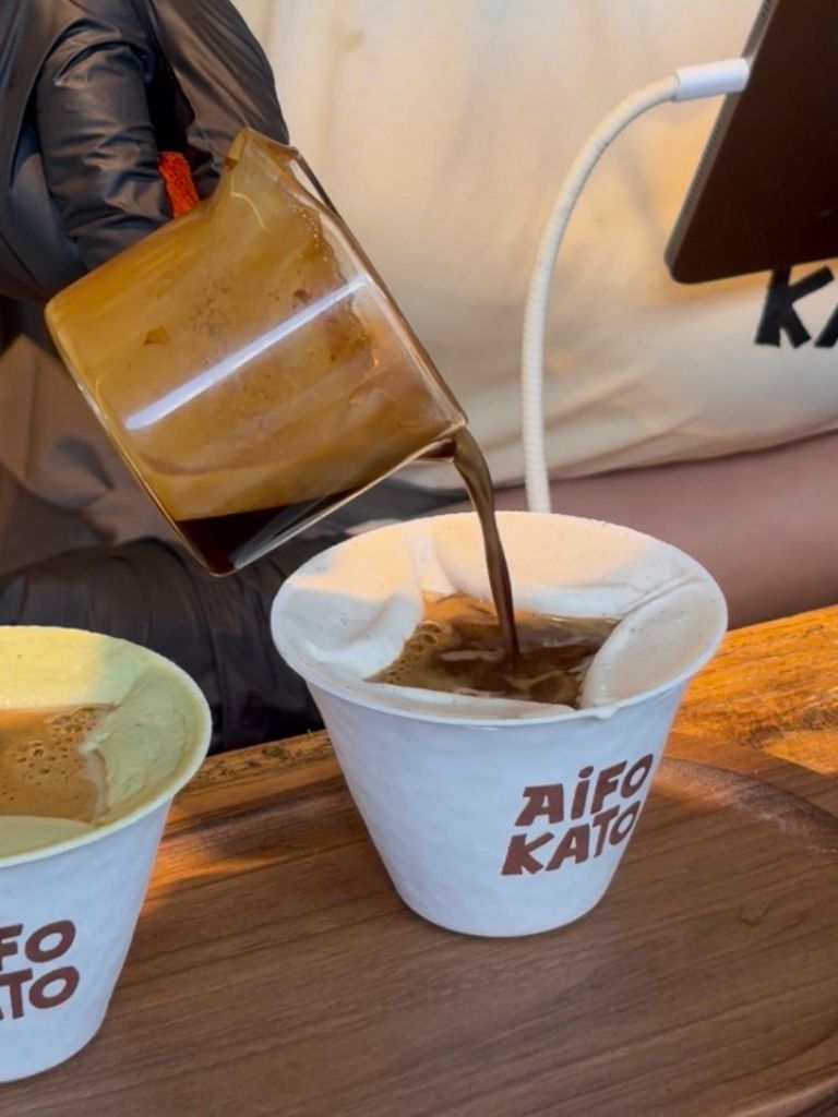 Vanilla gelato with espresso. Photo: Shannon Ong/HungryGoWhere aifokaito singapore