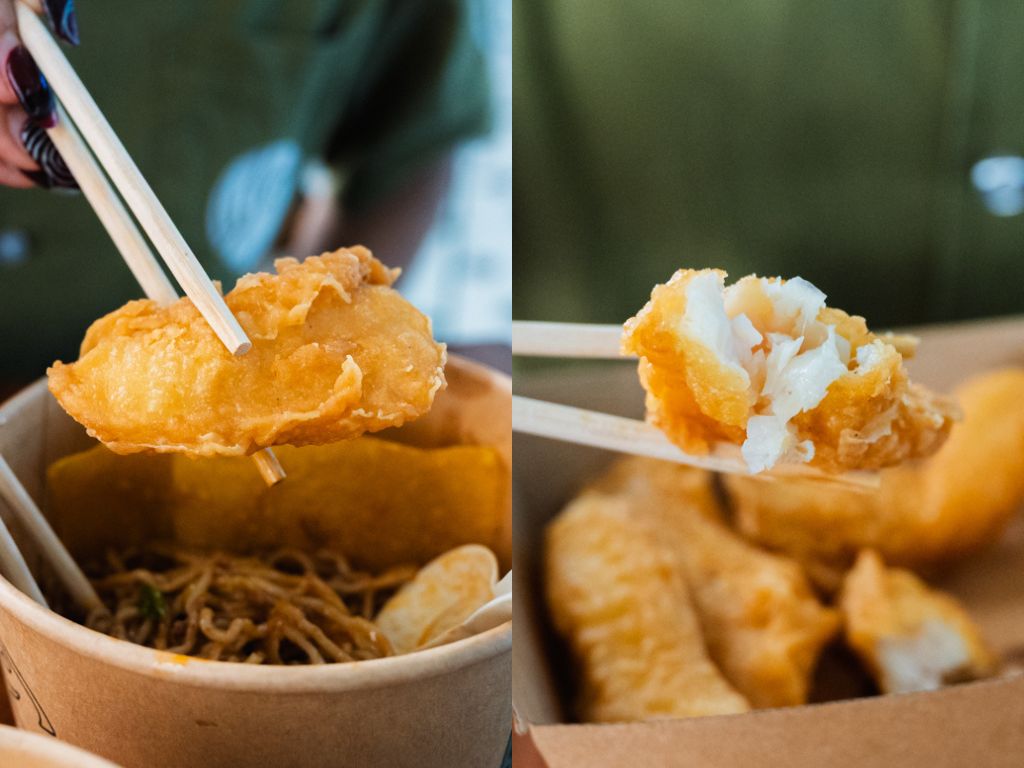 You can almost hear the crunch. Photo: Abdul Rahim Anwar/HungryGoWhere fish tale buona vista