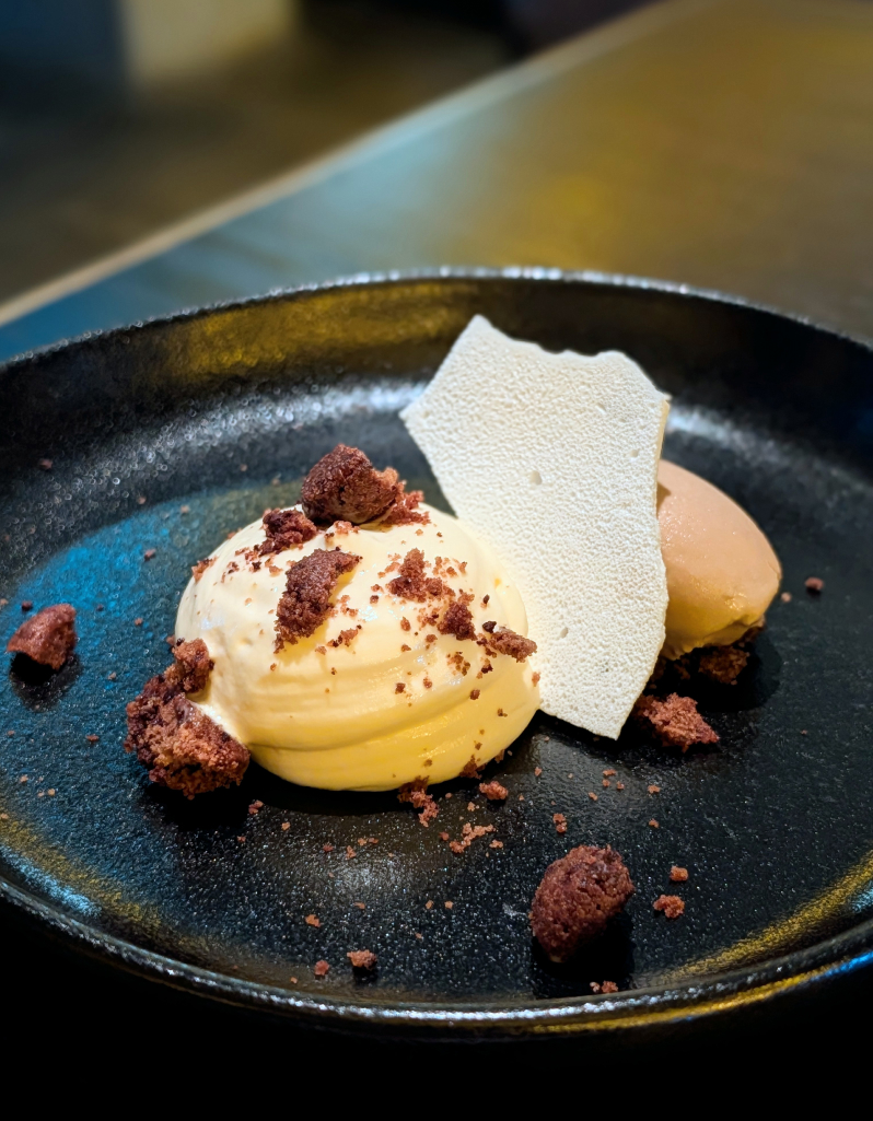 Dessert of the day was a deconstructed tiramisu. Photo: Zawani Abdul Ghani/HungryGoWhere FOC restaurant set lunch menu