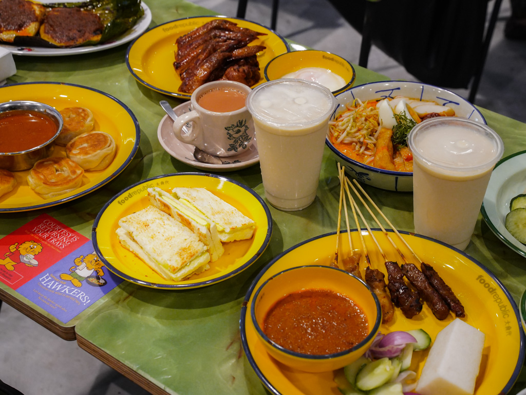 A local heritage feast. Photo: Evan Mua/HungryGoWhere food republic mandai wildlife reserve