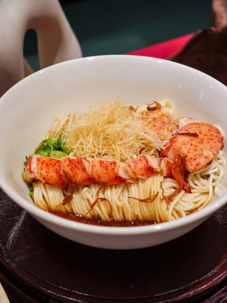Premium lobster dry noodle in chef’s seafood sauce. Photo: Sarah Chua/HungryGoWhere weave sentosa singapore