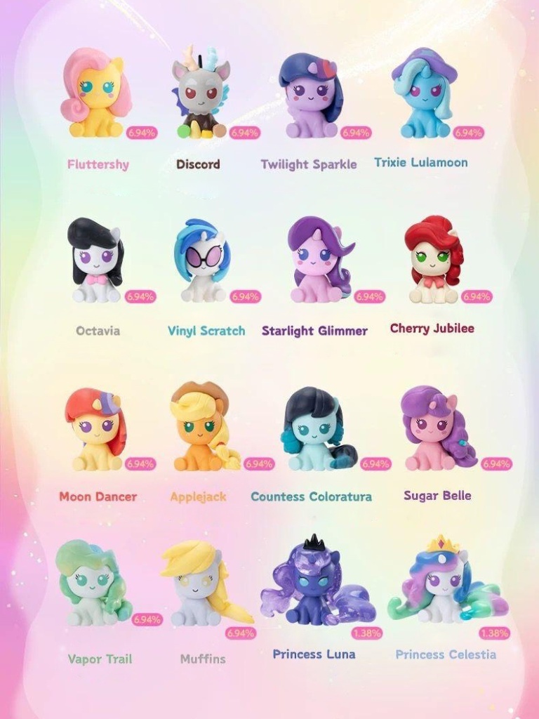 These 16 are up for grabs! Photo: Wong Fu Fu, Hasbro wong fu fu my little pony pop-up